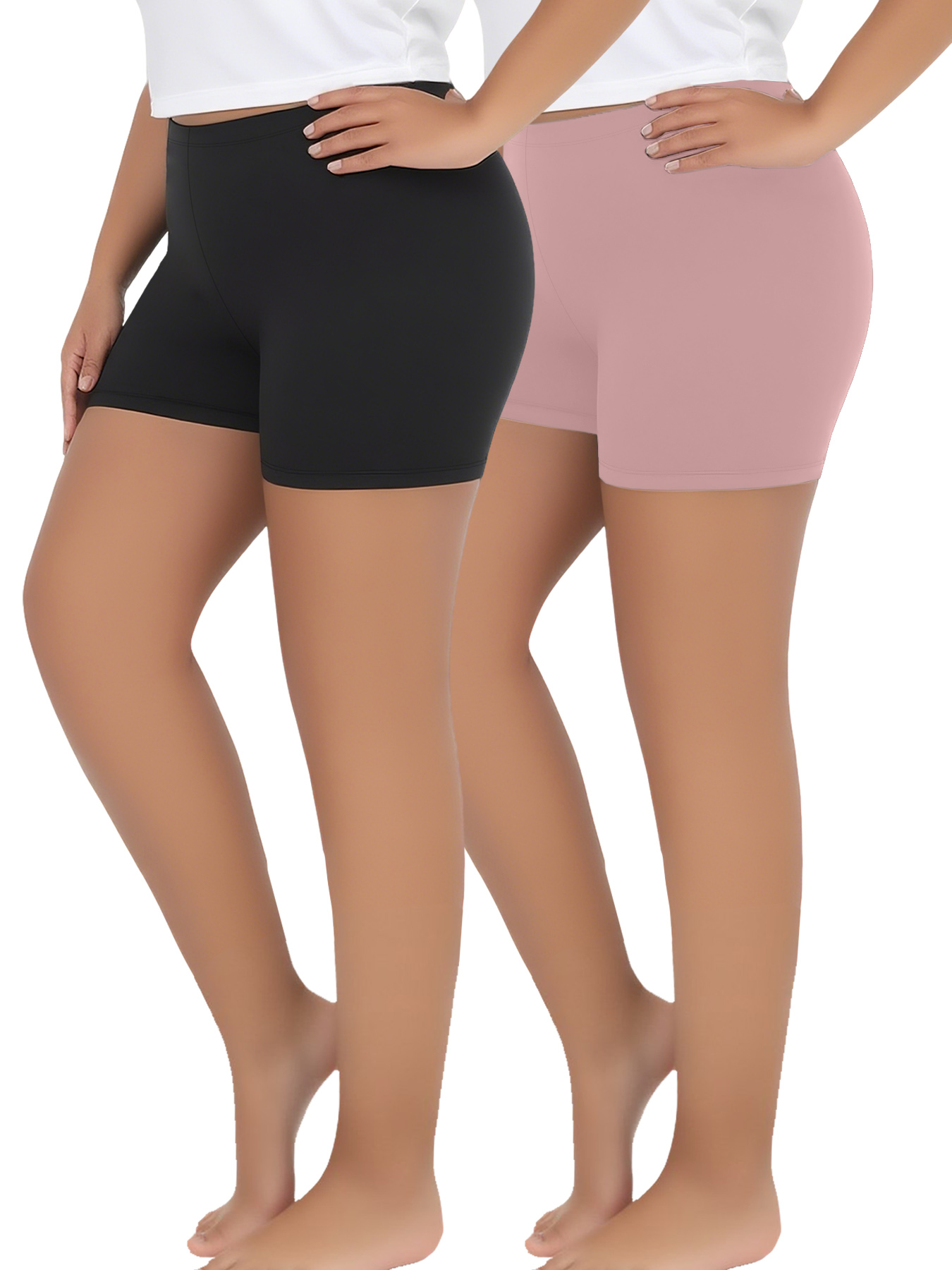 Yoga Fitness Plus - 2 pack Plus Size Women's High