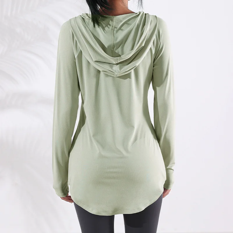 Yoga Fitness Hoodie - Autumn Women Sport Hoodies Loose Yoga