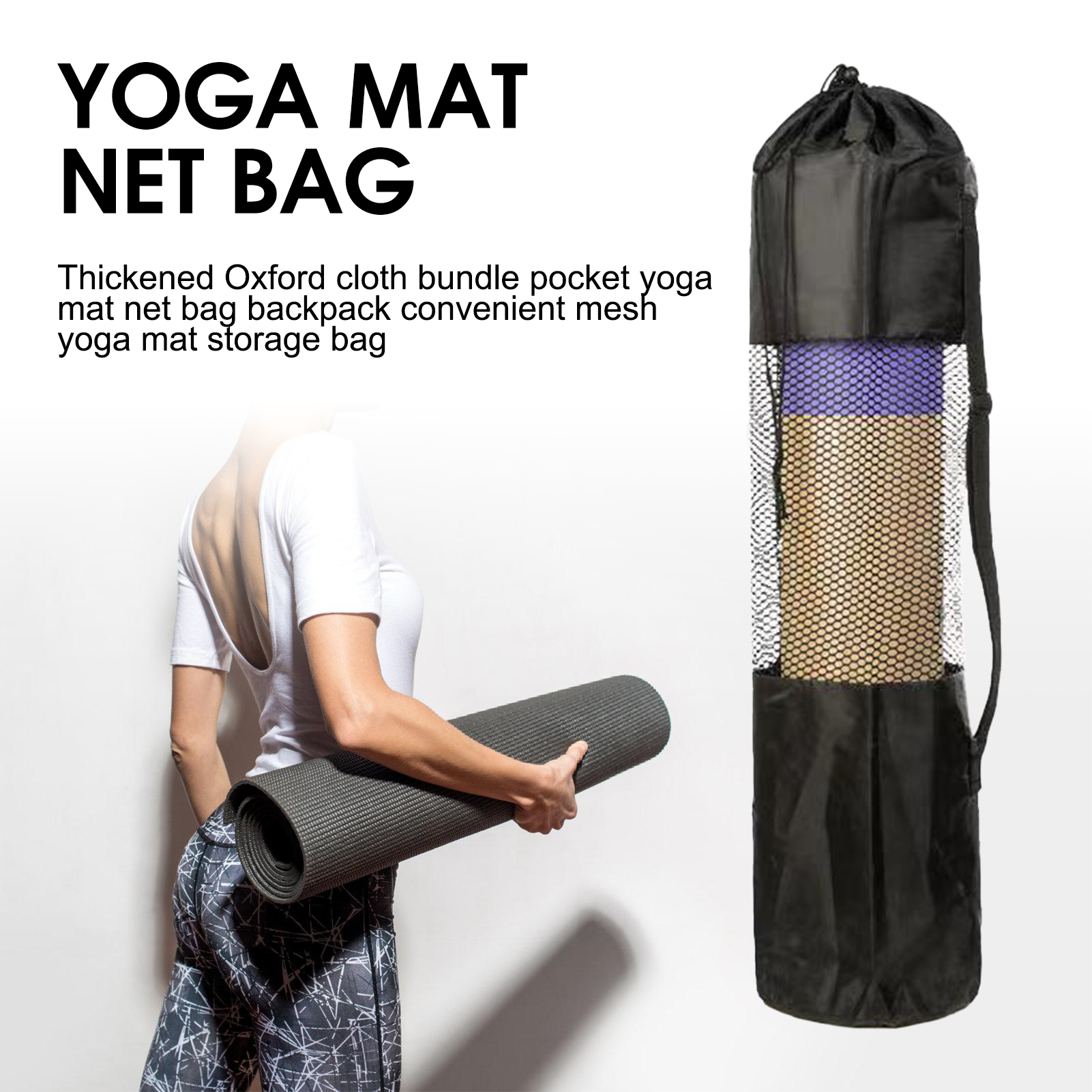 Yoga For Fitness - Yoga Mat Bag with Mesh Window