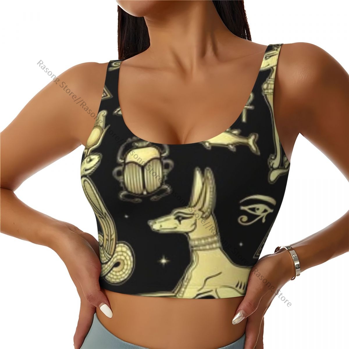Yoga Fitness Pyramide - Sports Bra Women Running Yoga Clothes