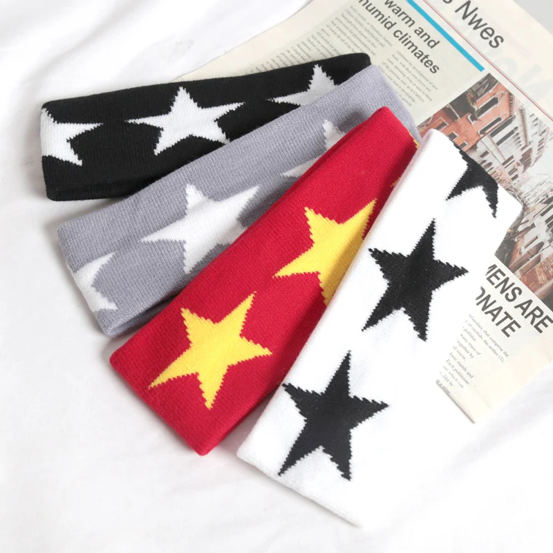 Stretch Strap Yoga - Elastic Pentagram Hair Bands Women Men