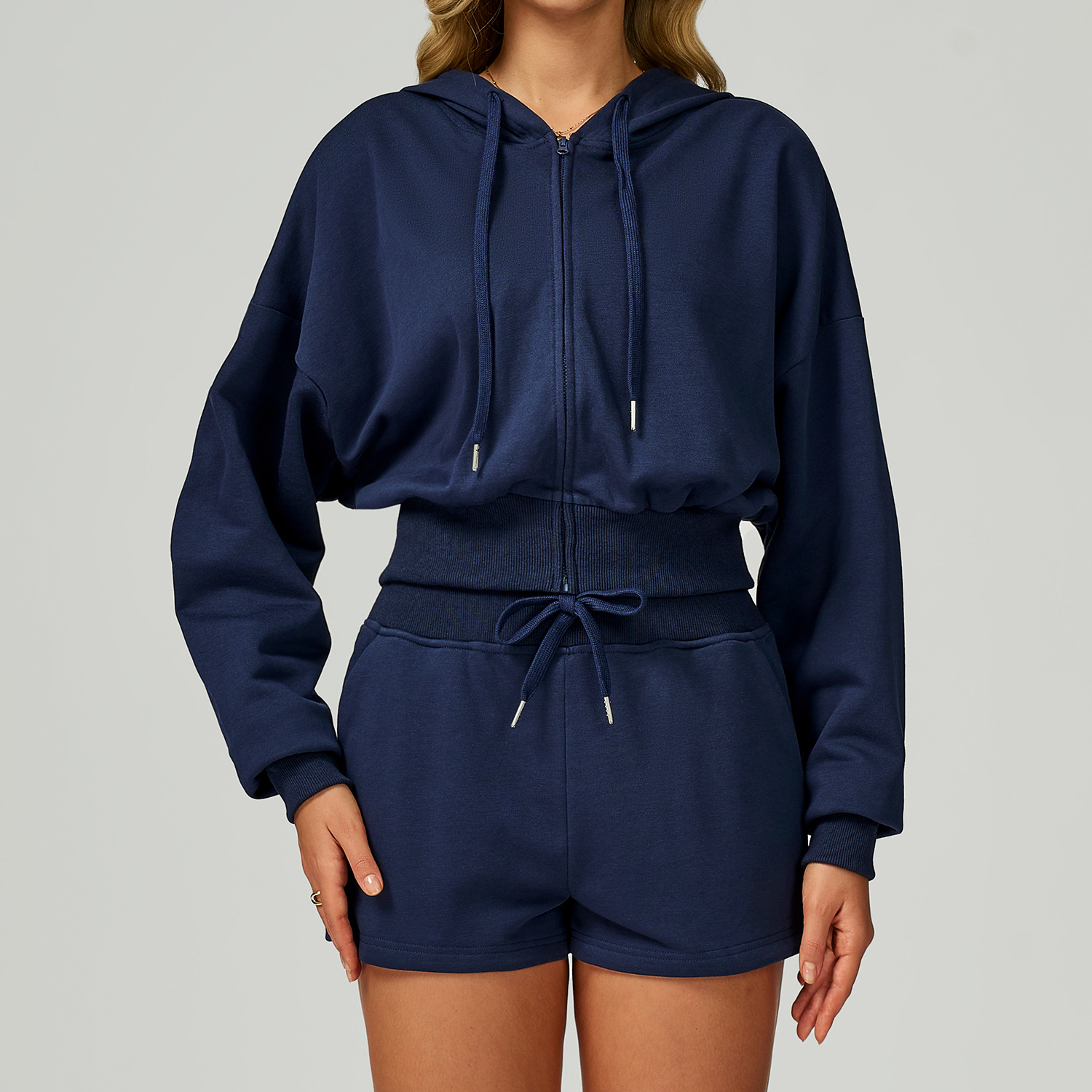 Yoga Fitness Hoodie - Women Hooded Long Sleeved Winter Zipper