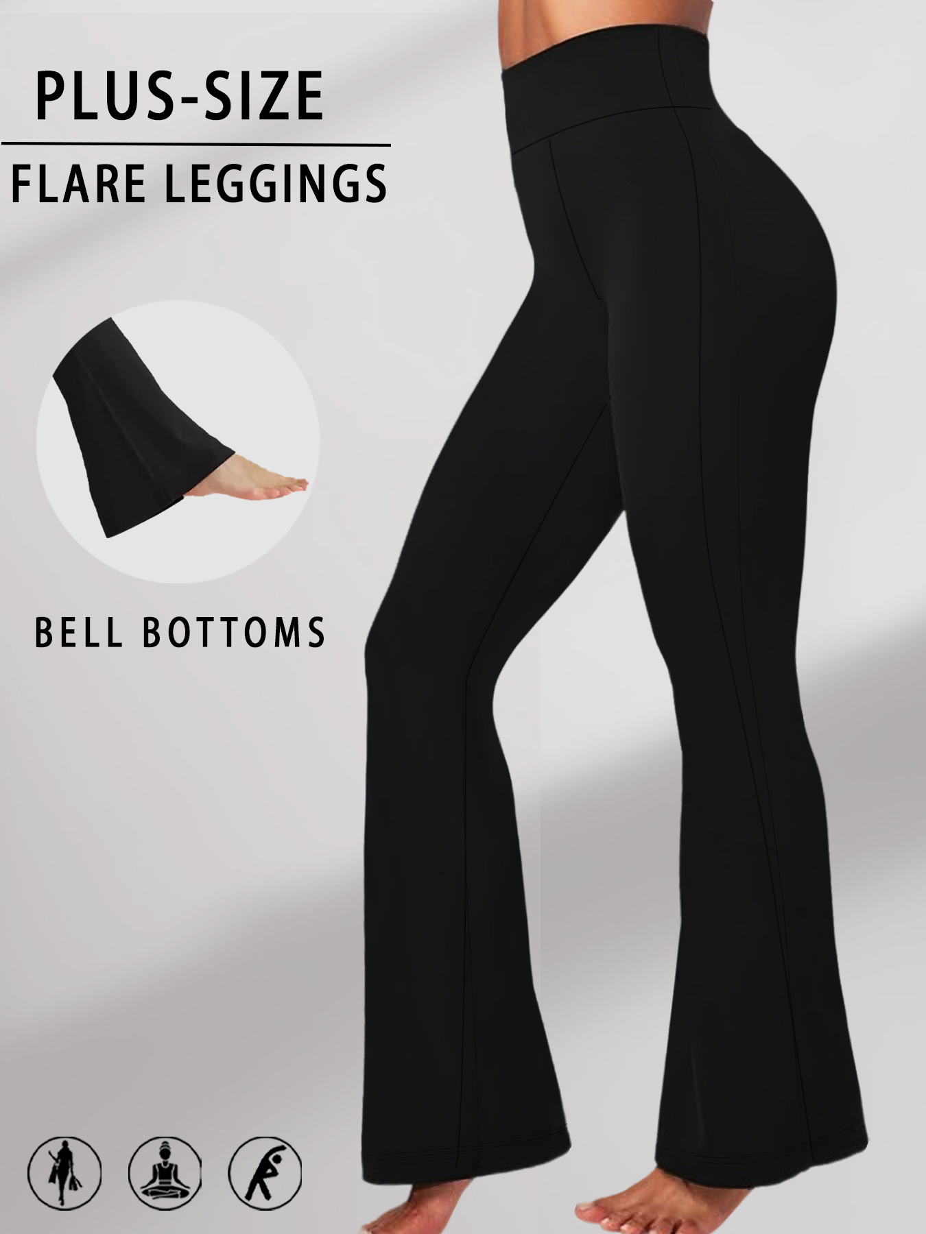 Plus Size Women's Super Soft F - Yoga Fitness Plus reseña y precio