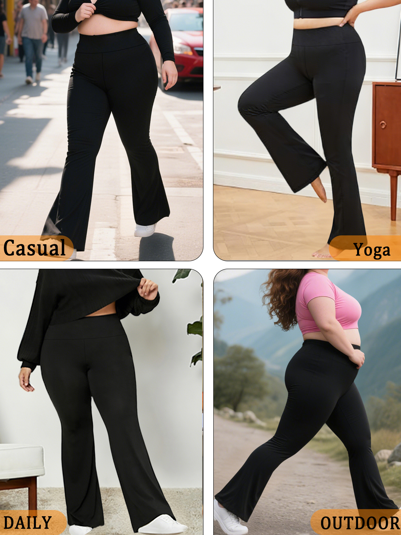 Plus Size Women's Super Soft F - Yoga Fitness Plus reseña y precio