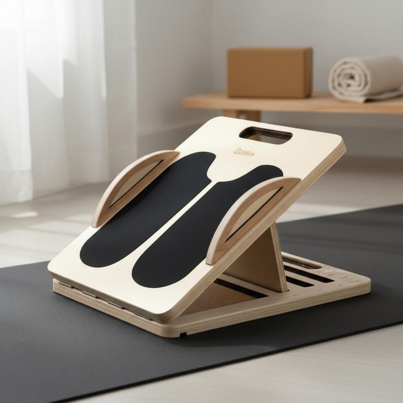 Adjustable Wooden Slant Board  - Balance Board Fitness reseña y precio