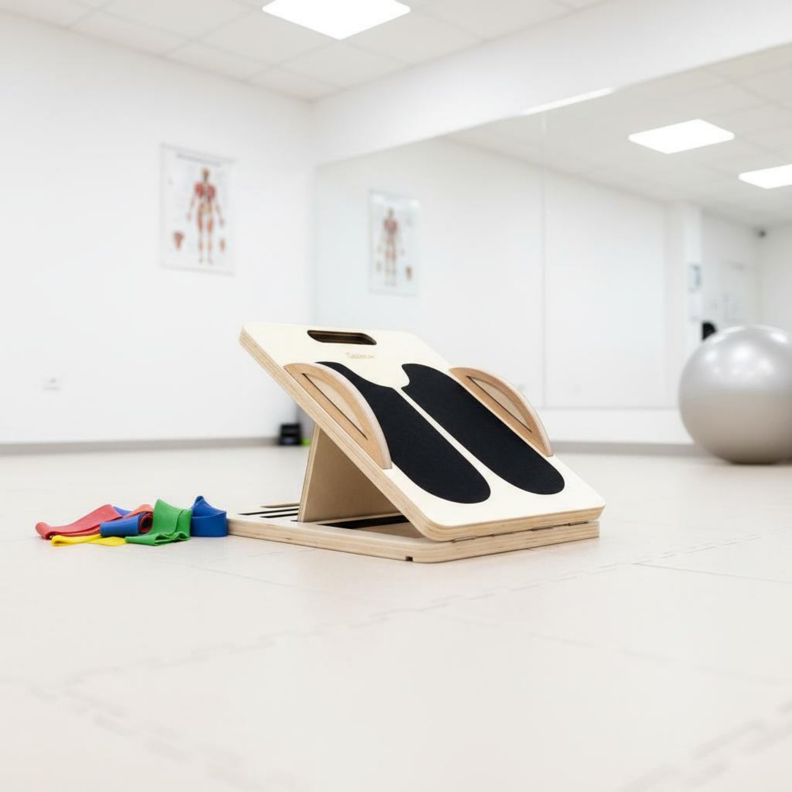 Adjustable Wooden Slant Board  - Balance Board Fitness reseña y precio