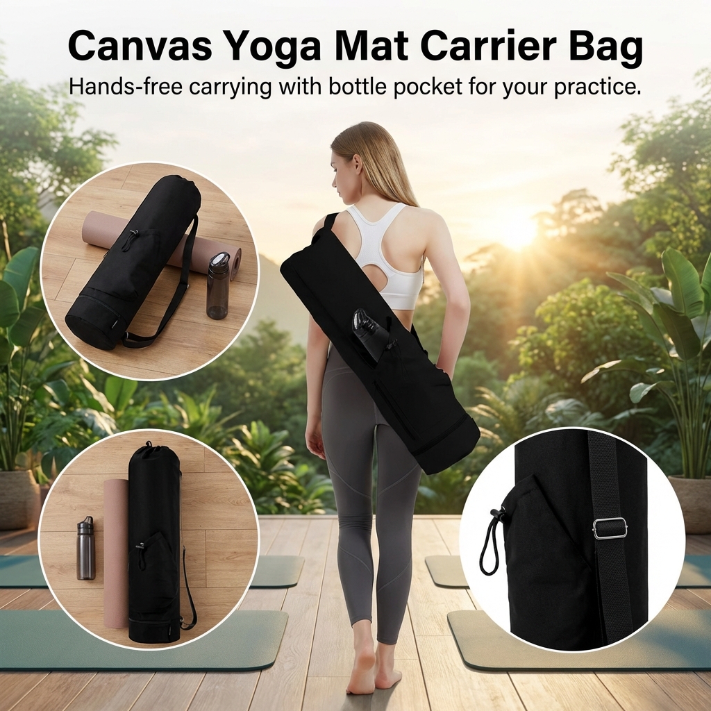 Yoga Mat Storage Bag With Wate - Yoga Of Fitness Mat reseña y precio