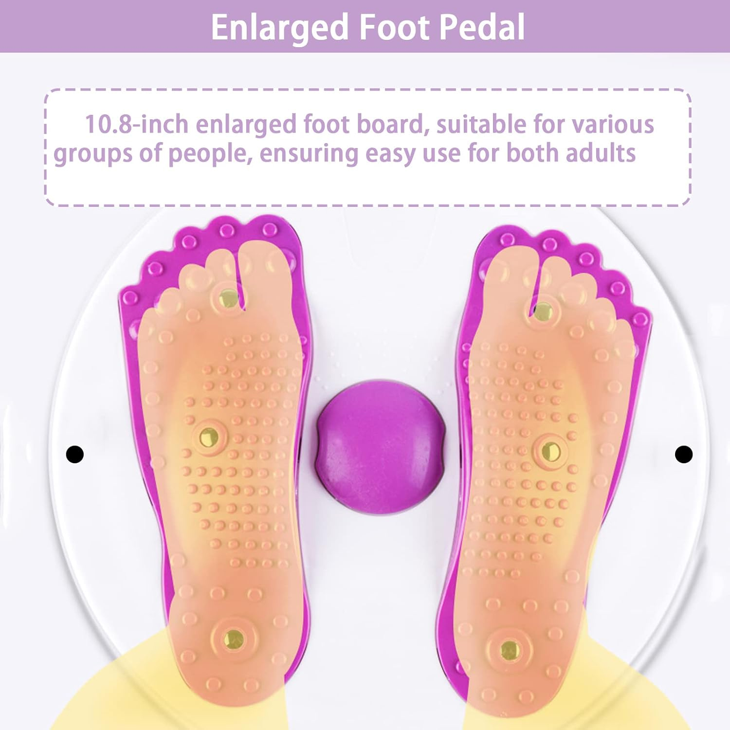 Purple Waist Twister Disc with - Balance Board Fitness reseña y precio