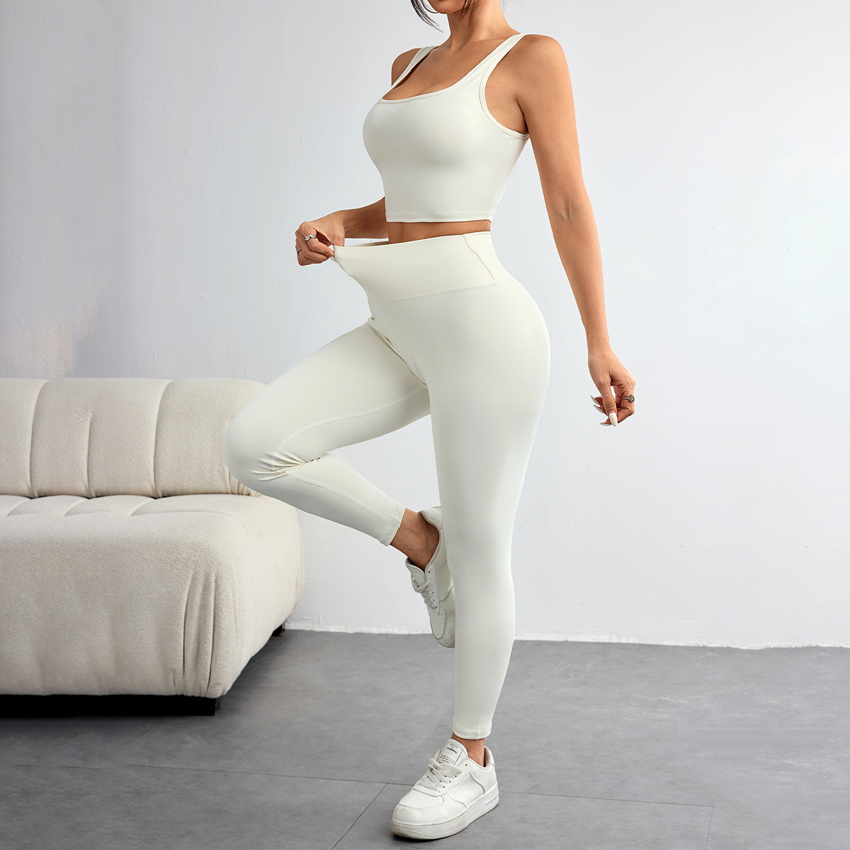 New Autumn and Winter Solid Co - Yoga Fitness Hoodie reseña y precio