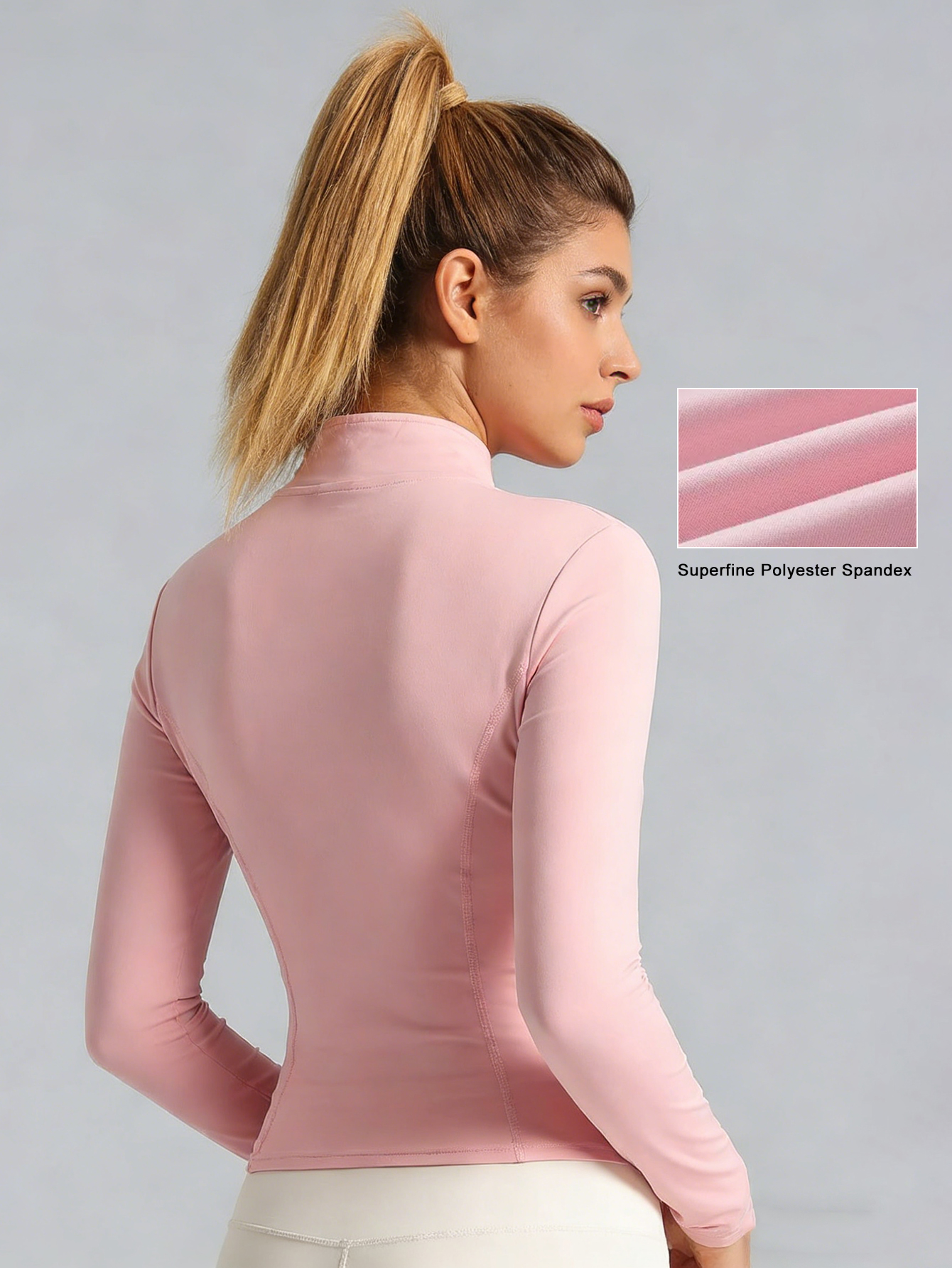 New Women Light pink Yoga Coat - Yoga For Fitness reseña y precio
