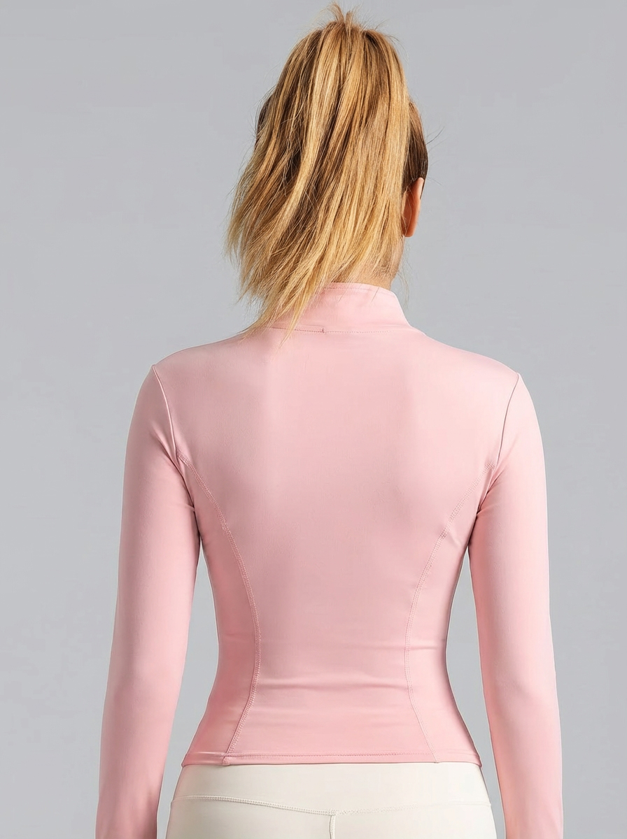 New Women Light pink Yoga Coat - Yoga For Fitness reseña y precio