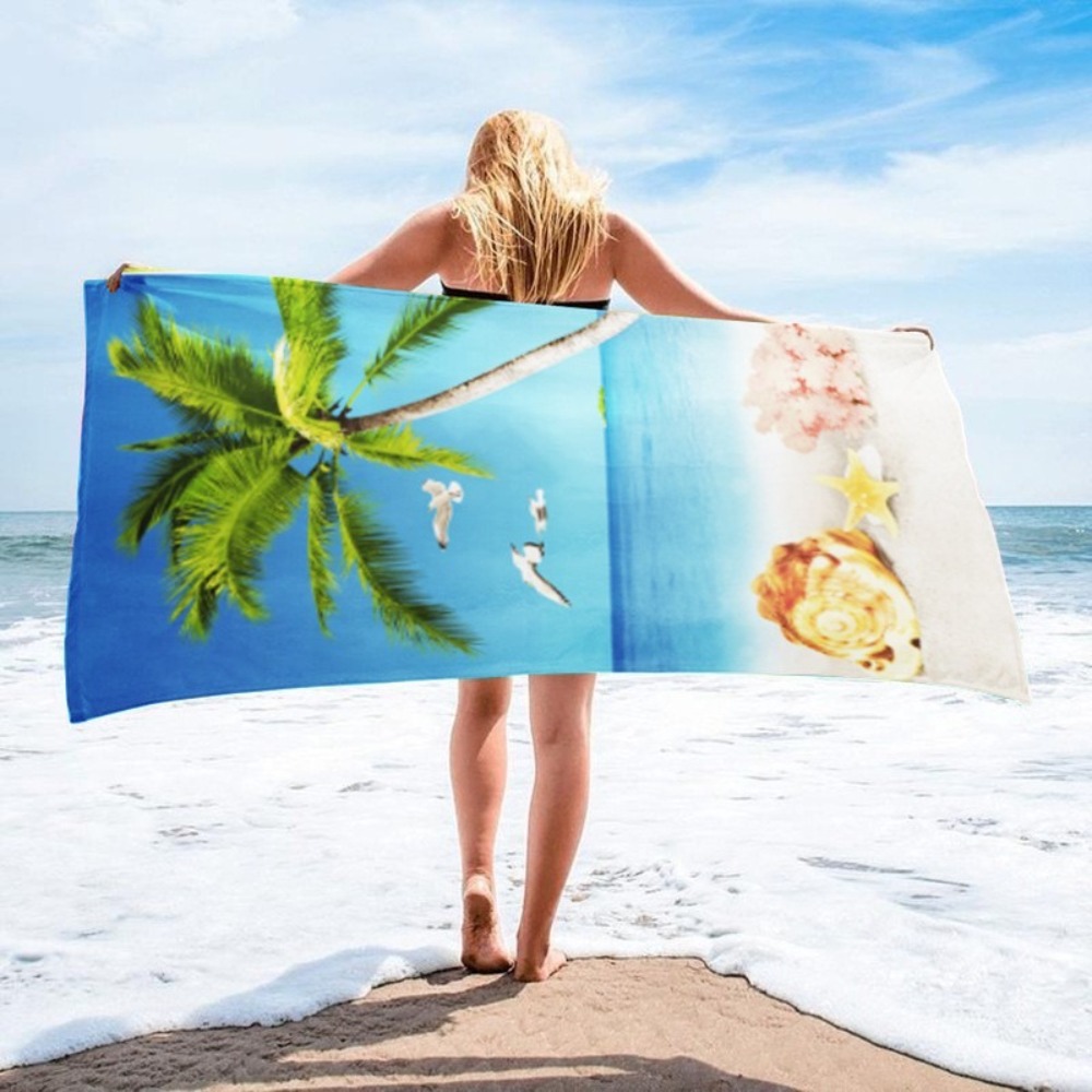 Starfish Printing Bath Towel 2 - Yoga Of Fitness Mat reseña y precio