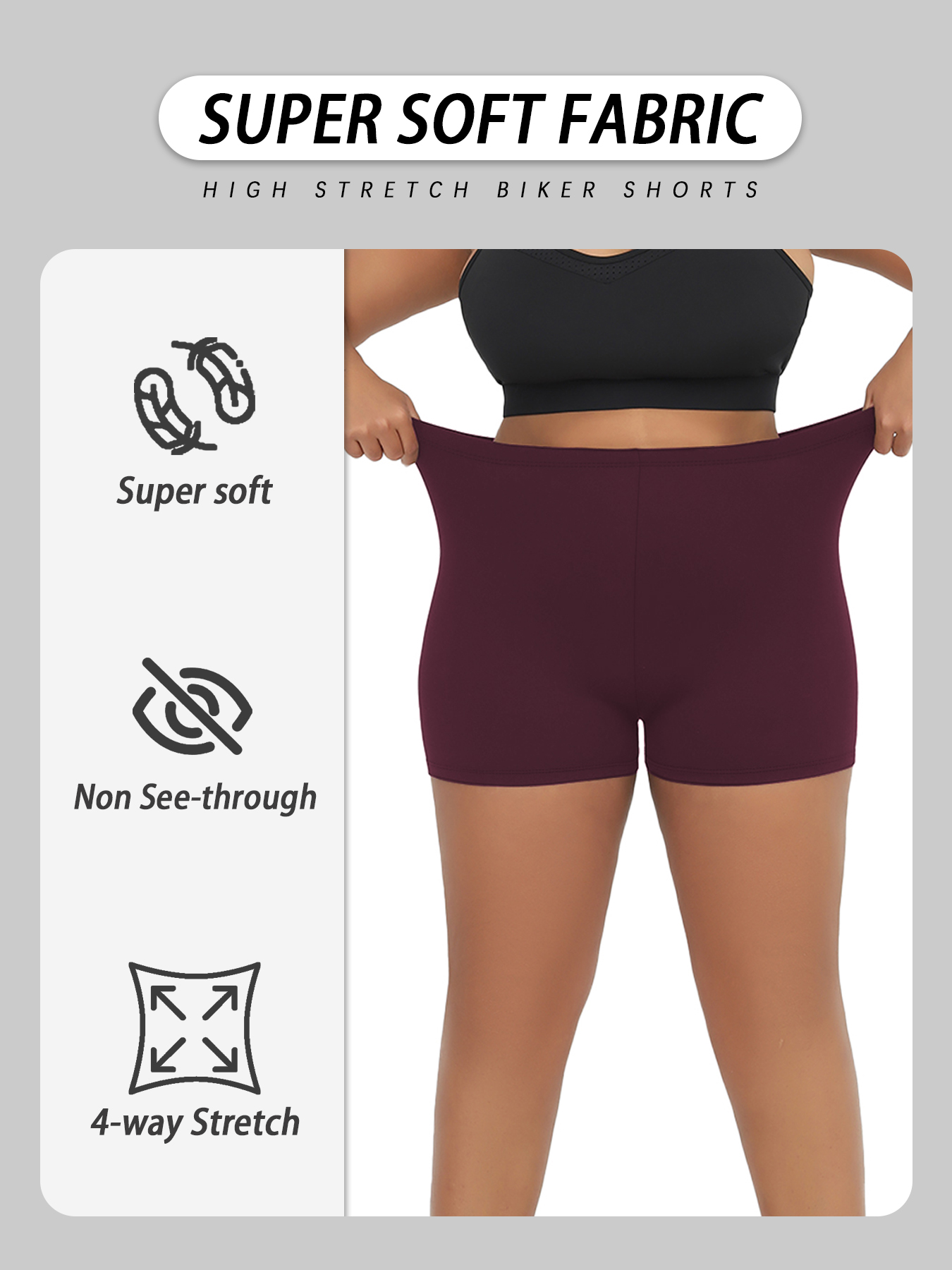 2 pack Plus Size Women's High  - Yoga Fitness Plus reseña y precio