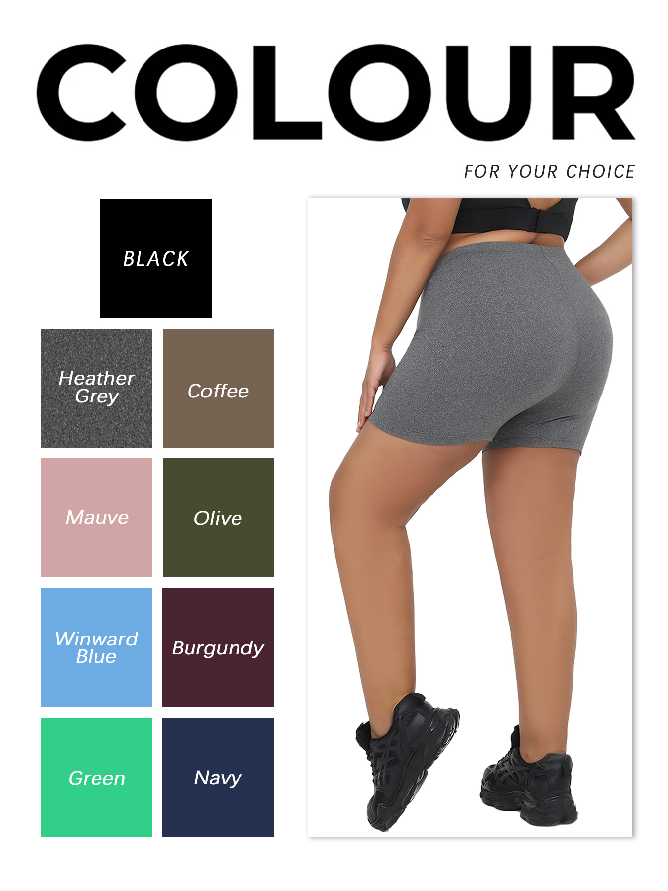 2 pack Plus Size Women's High  - Yoga Fitness Plus reseña y precio
