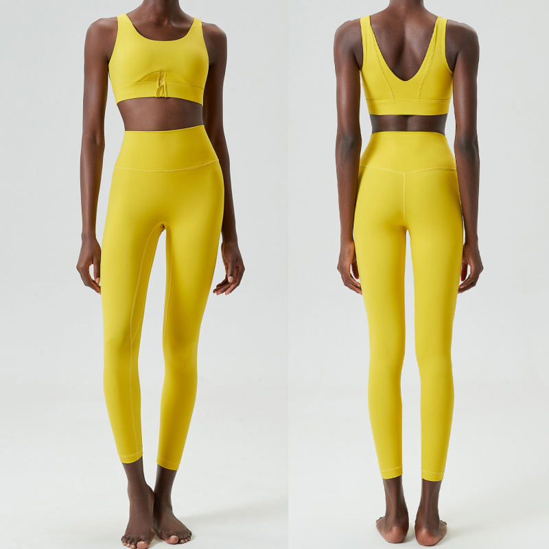 Two Pieces Set Zipper Yoga Spo - Yoga Fitness Plus reseña y precio