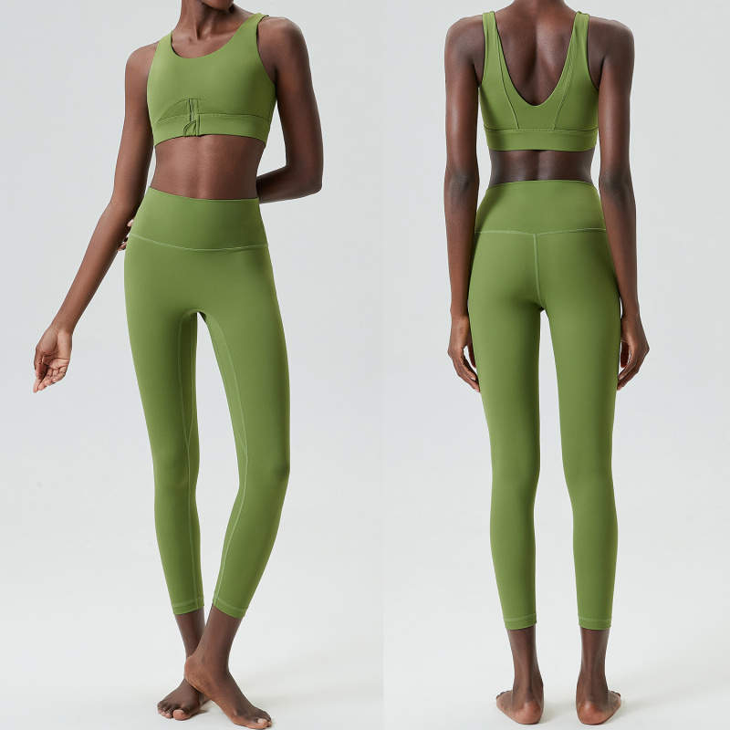Two Pieces Set Zipper Yoga Spo - Yoga Fitness Plus reseña y precio