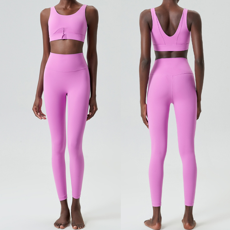 Two Pieces Set Zipper Yoga Spo - Yoga Fitness Plus reseña y precio