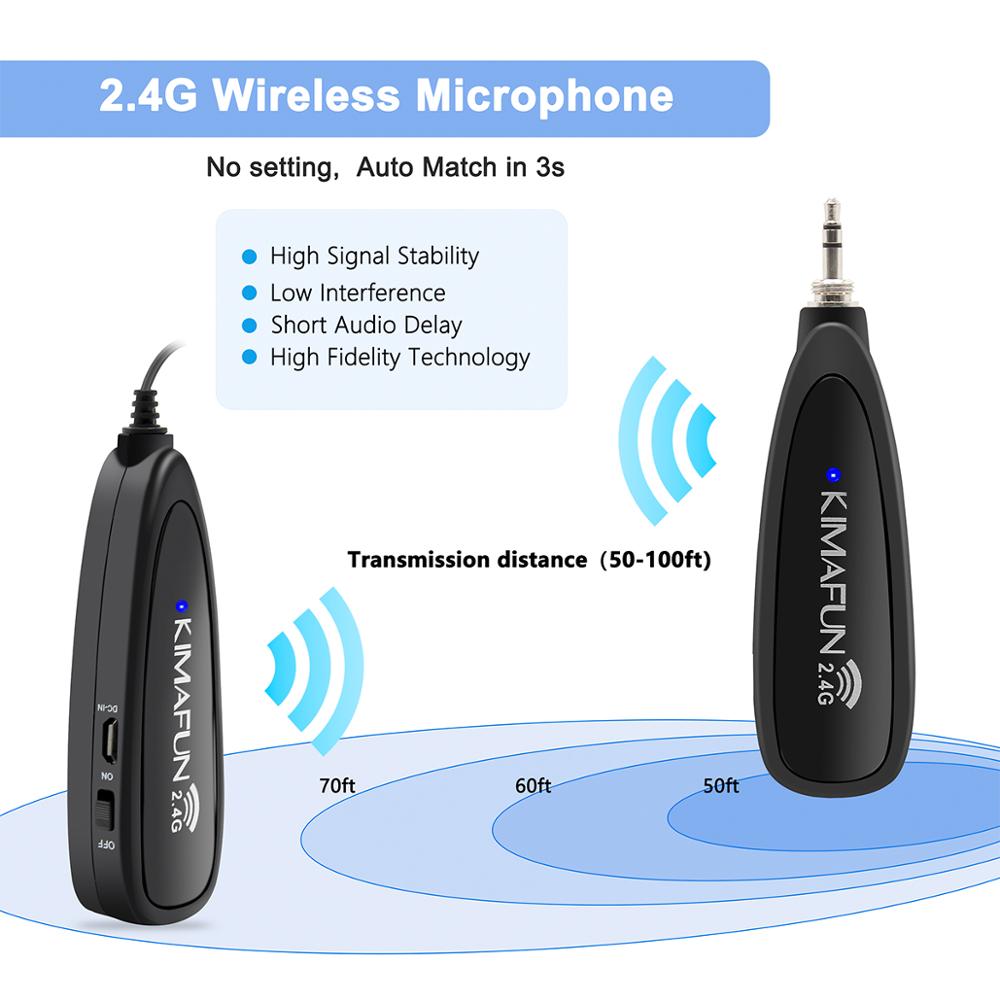 KIMAFUN 2.4G Wireless Headset  - Yoga Fitness Class reseña y precio