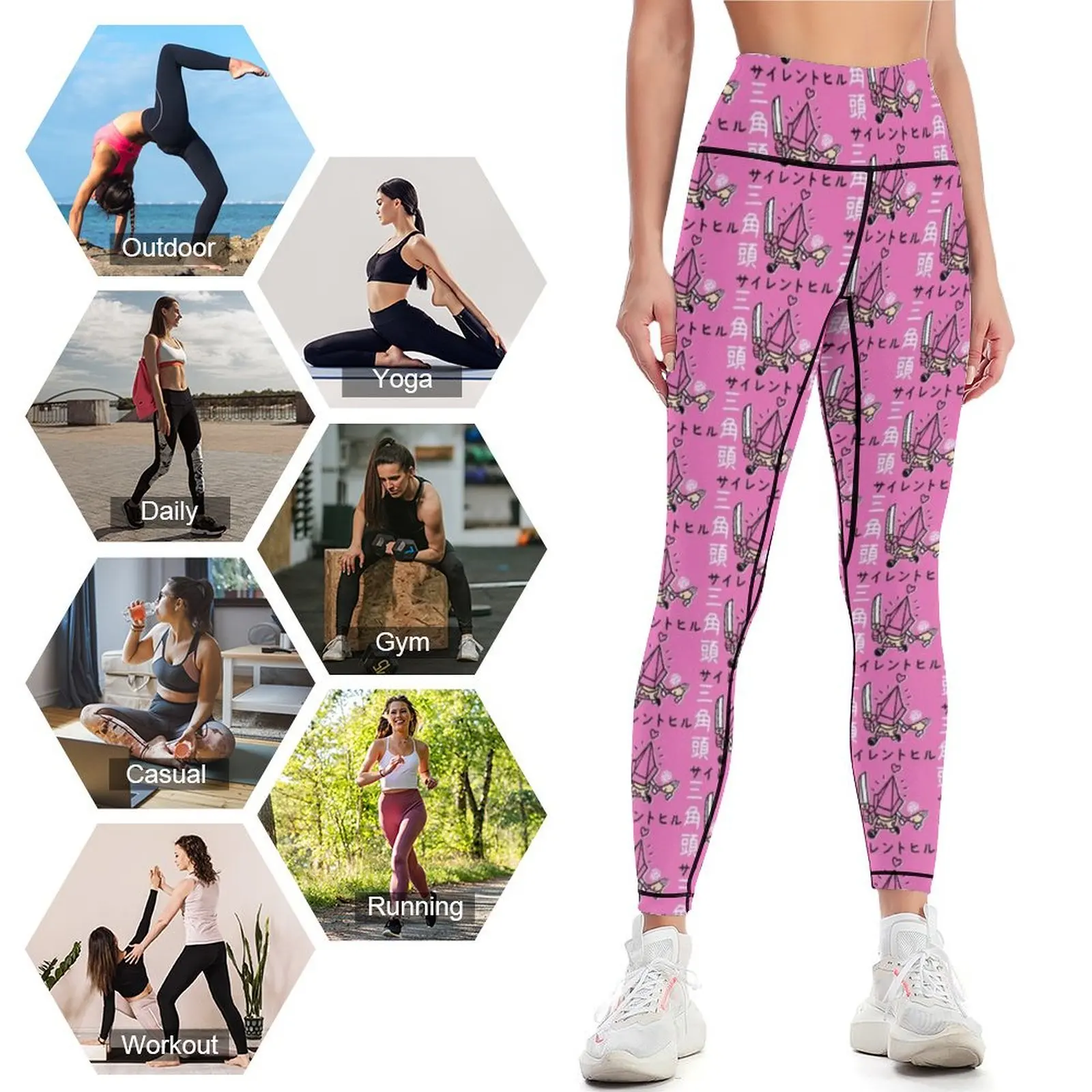 Cute pyramid Leggings fitness  - Yoga Fitness Pyramide reseña y precio