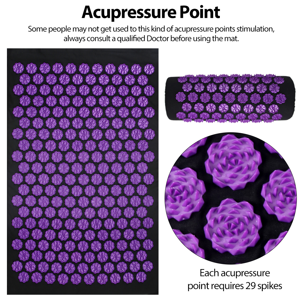 Acupressure Yoga Mat Kuznetsov - Yoga Of Fitness Mat reseña y precio