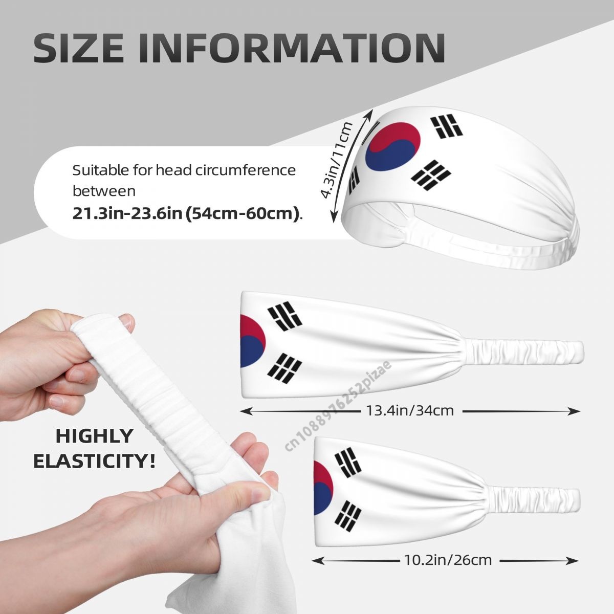 South Korea Flag Men Women Ban - Stretch Strap Yoga reseña y precio
