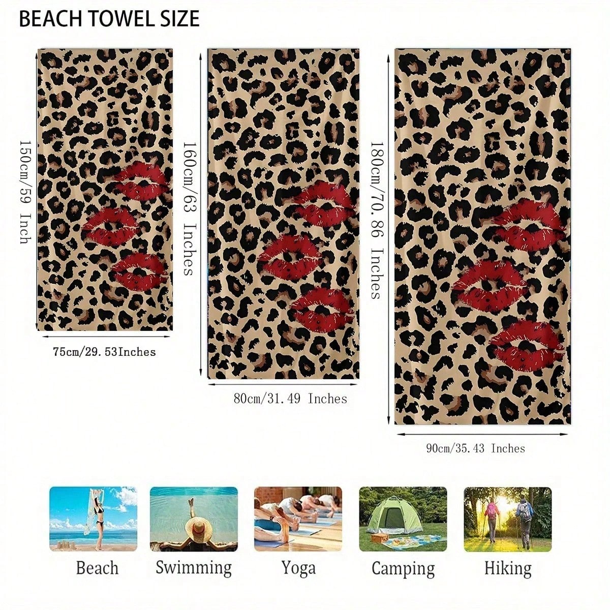Toalla de playa con estampado  - Yoga En Fitness reseña y precio