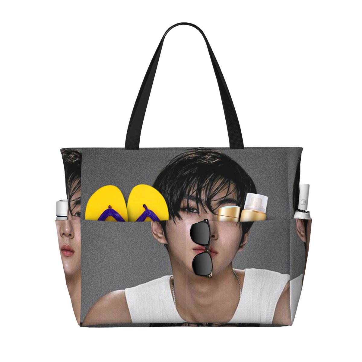Jungwon En Kpop Beach Tote Bag - Yoga En Fitness reseña y precio