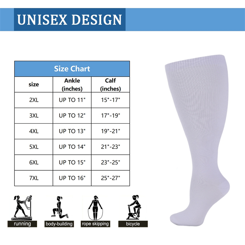 Plus Size Compression Socks So - Yoga Fitness Plus reseña y precio