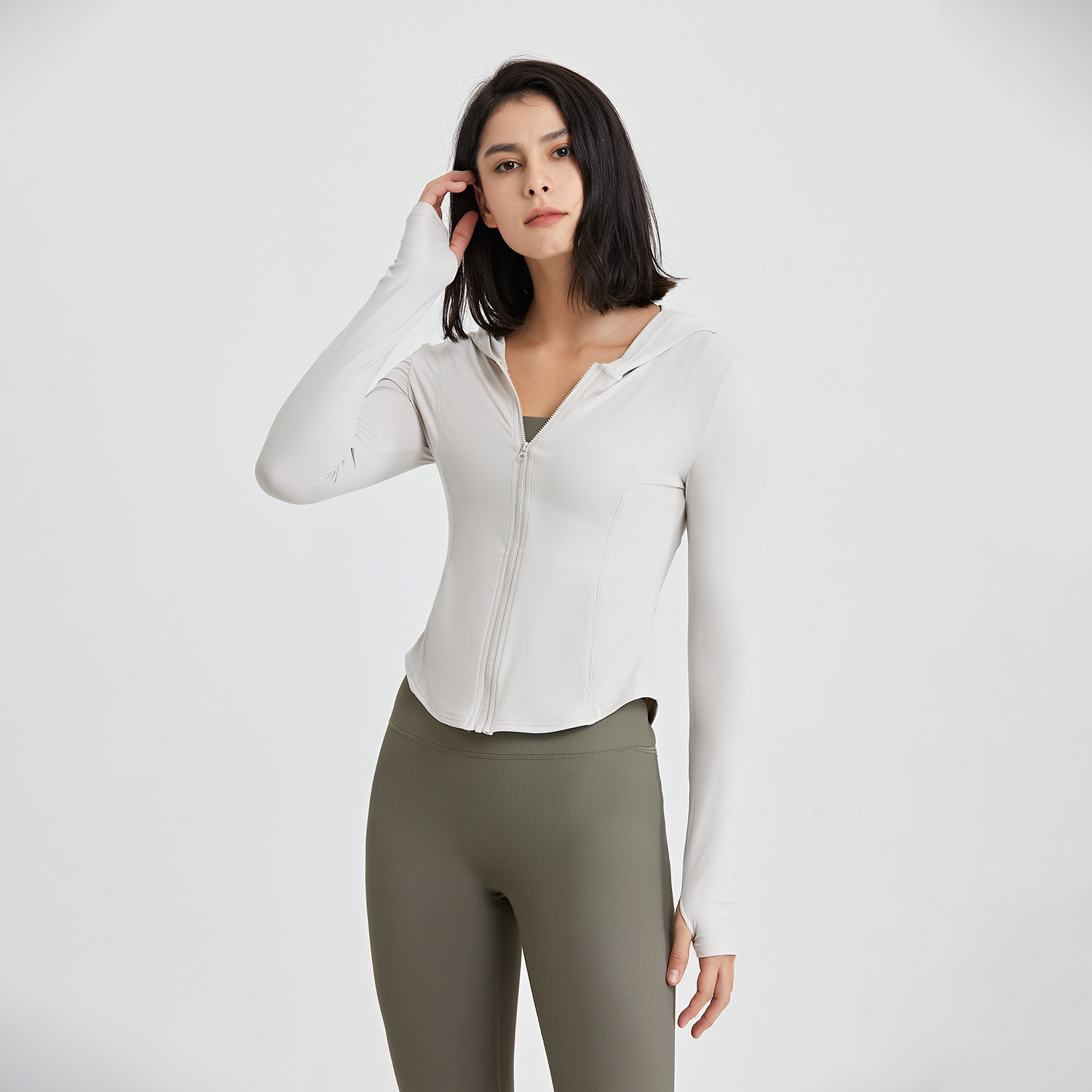 Women Sport Hoodies Slim Yoga  - Yoga Fitness Hoodie reseña y precio
