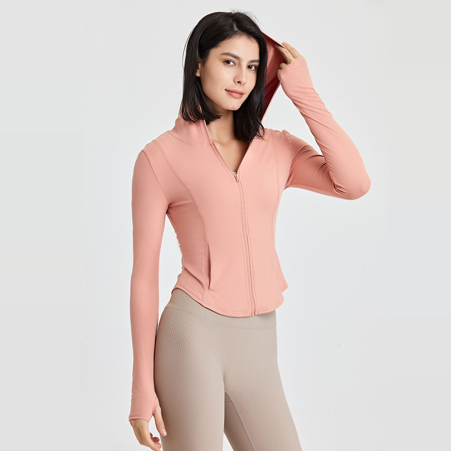 Women Sport Hoodies Slim Yoga  - Yoga Fitness Hoodie reseña y precio