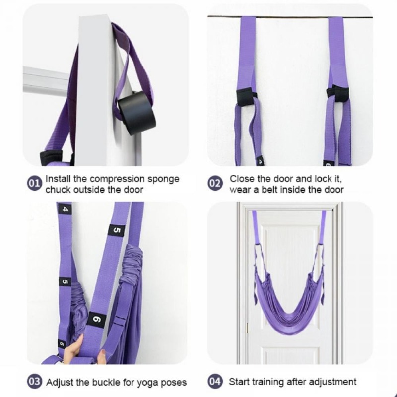 Adjustable Aerial Yoga Hammock - Stretch Strap Yoga reseña y precio