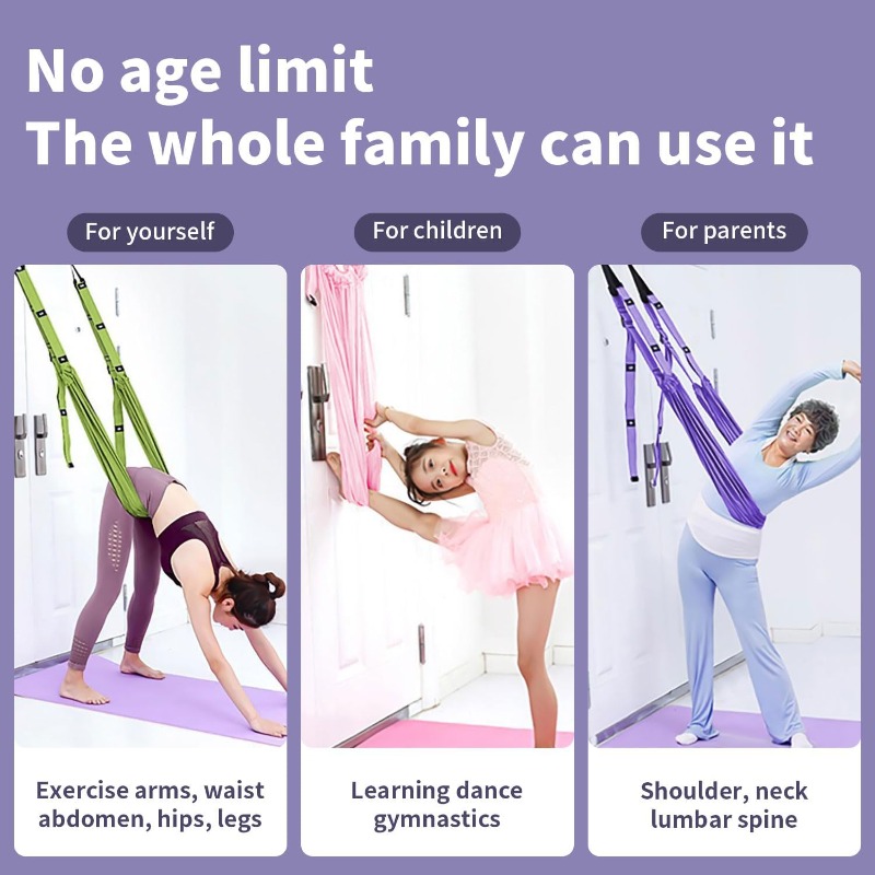 Adjustable Aerial Yoga Hammock - Stretch Strap Yoga reseña y precio