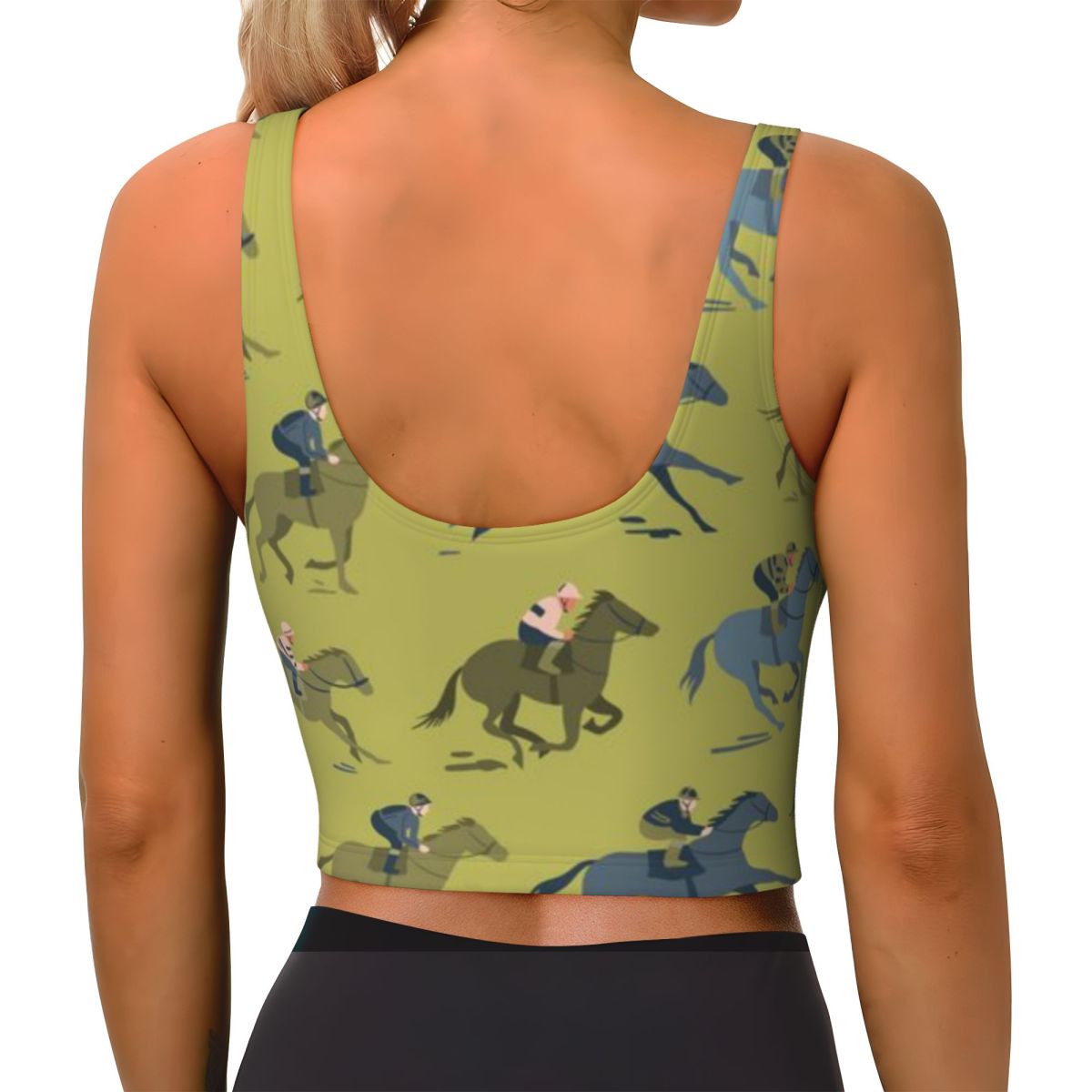 Maternity Yoga Top Horse Race  - Yoga Fitness Class reseña y precio