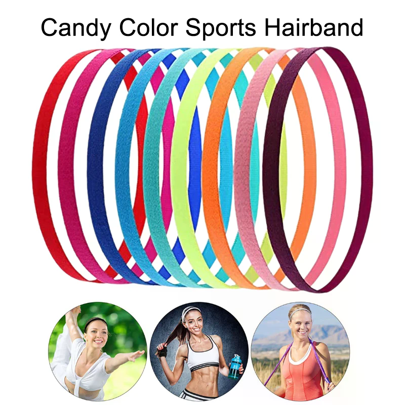 Thin Sport Headbands For Women - Stretch Strap Yoga reseña y precio