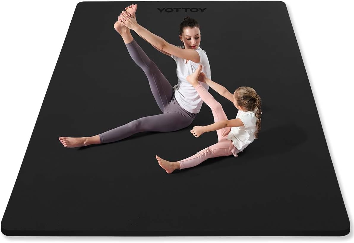 Large Yoga Mat 75x52x1/2in, Ex - Yoga Of Fitness Mat reseña y precio