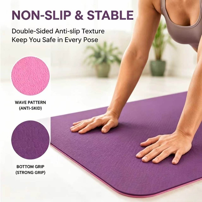 Yoga Mats Anti-slip Sport Fitn - Yoga Of Fitness Mat reseña y precio