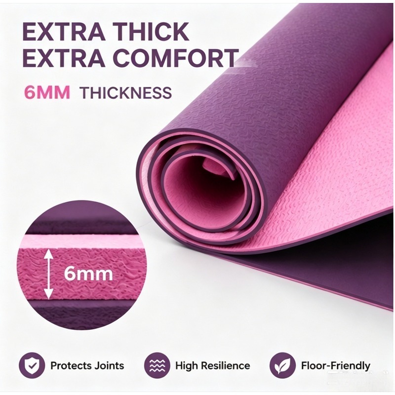 Yoga Mats Anti-slip Sport Fitn - Yoga Of Fitness Mat reseña y precio